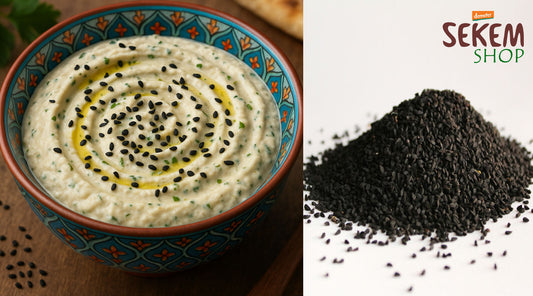 Cremiger Aufstrich mit Schwarzkümmelsamen