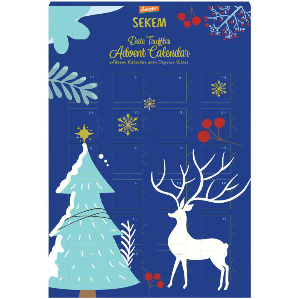SEKEM-Adventskalender mit Dattelkonfekt - Bio - Demeter (240 g)