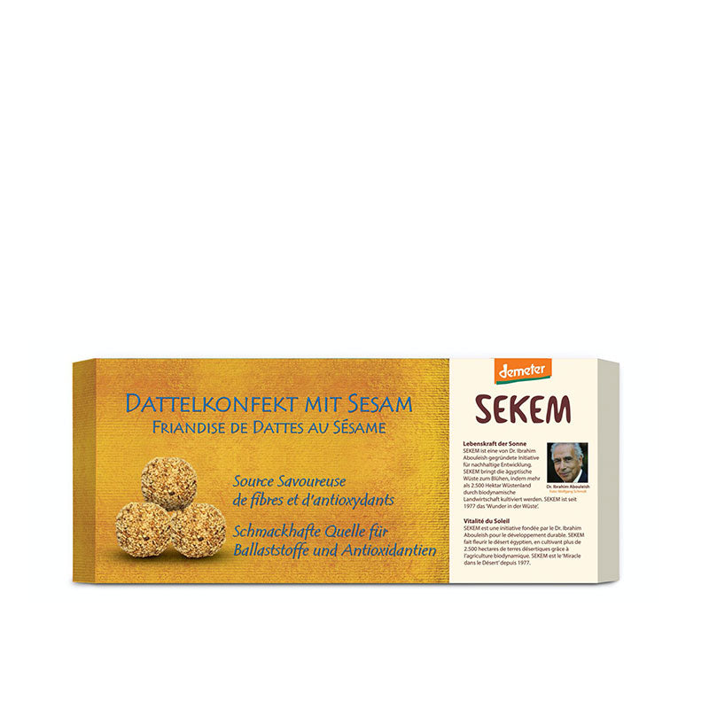 Demeter Bio Dattelkonfekt Sesam (120 g)