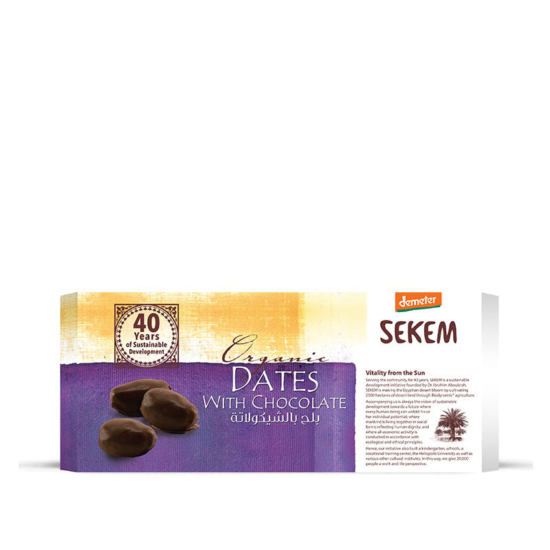 Demeter Bio Datteln in SCHOKOLADE zartbitter (120 g)
