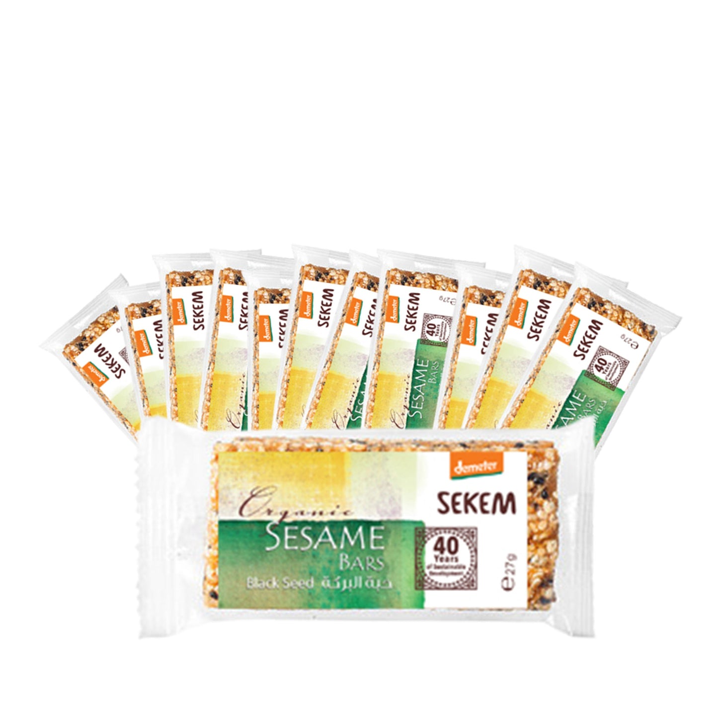 Demeter Bio Sesamriegel Schwarzkümmel (12 x 27 g)