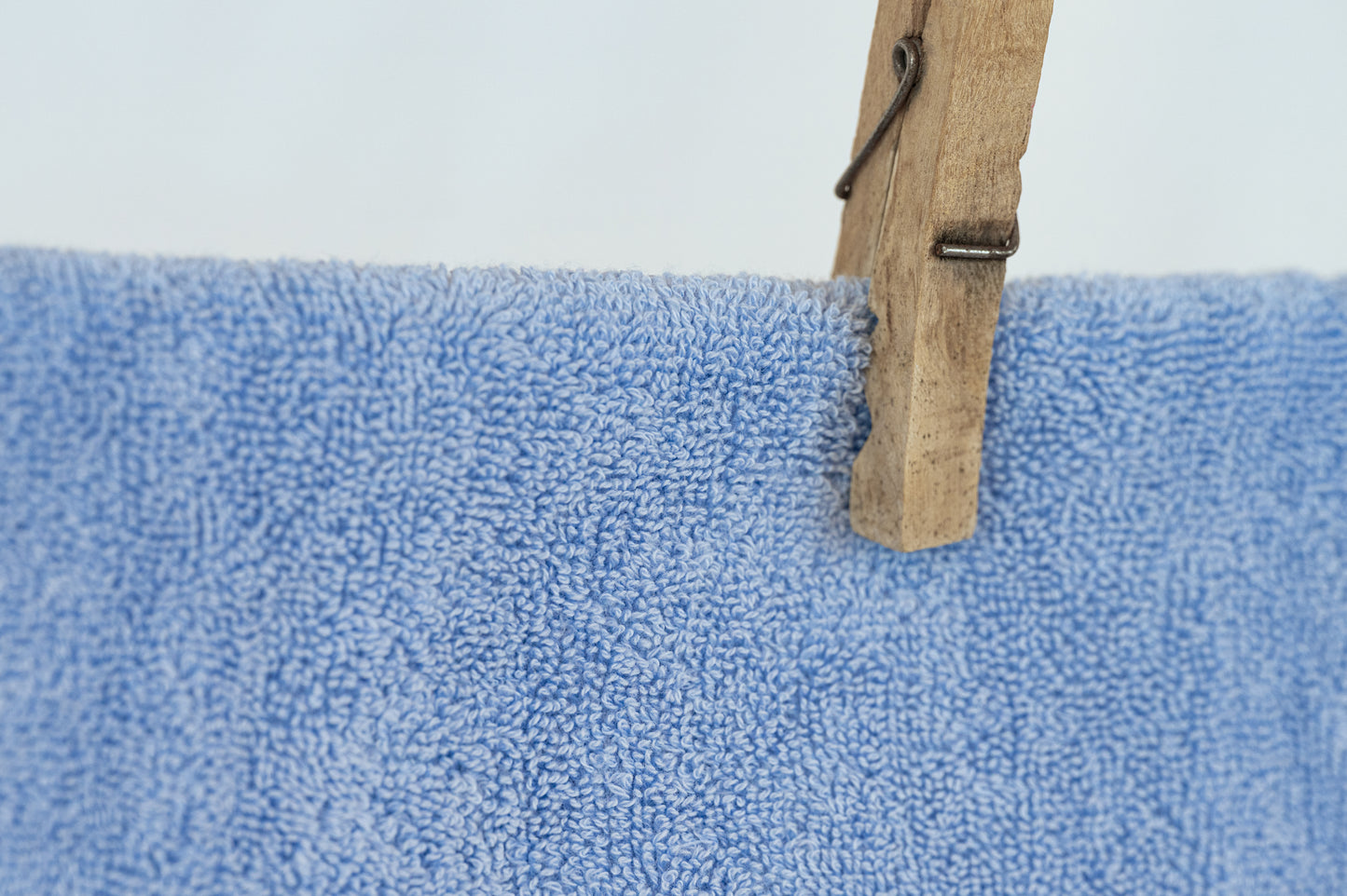 Handtuch 100% reine Bio-Baumwolle – verschiedene Größen – hellblau