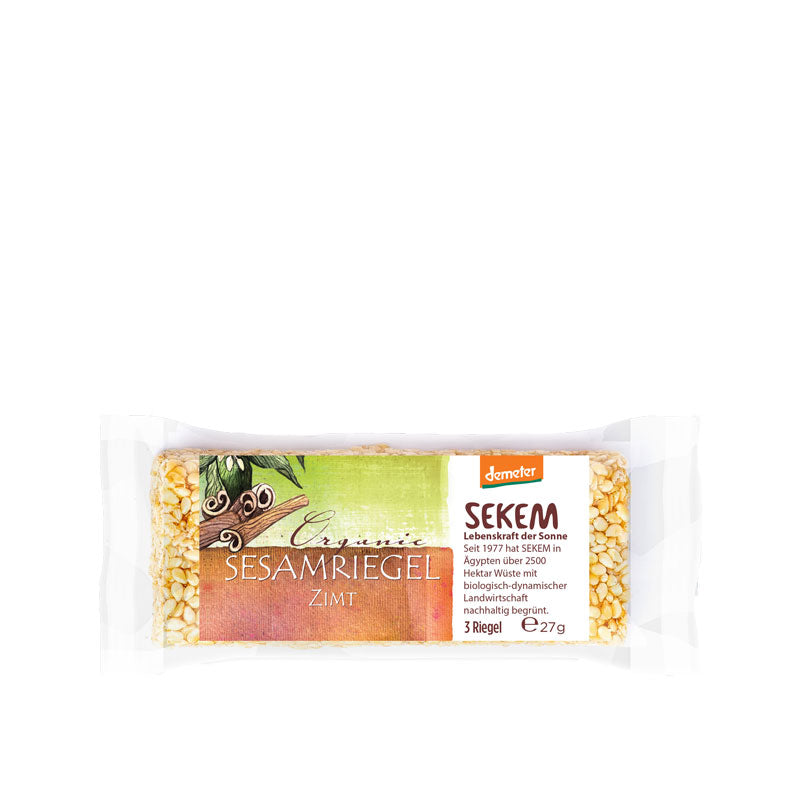 Demeter Bio Sesamriegel Zimt (12 x 27 g)