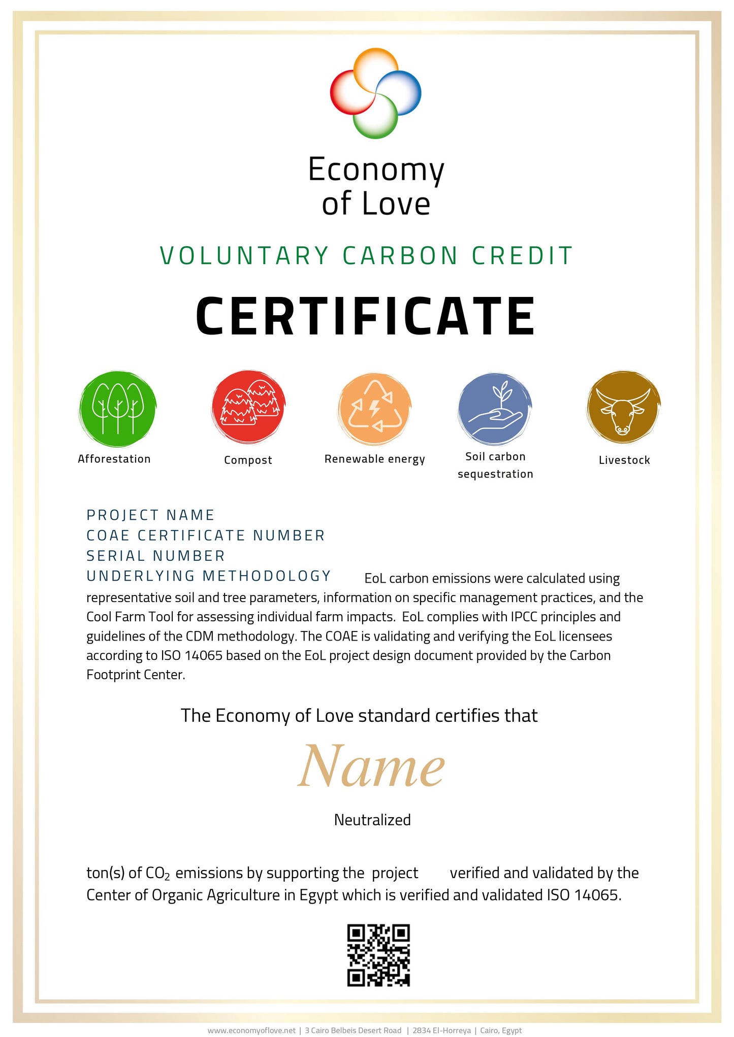 1 Tonne CO2-Kompensation - CO2-Zertifikat