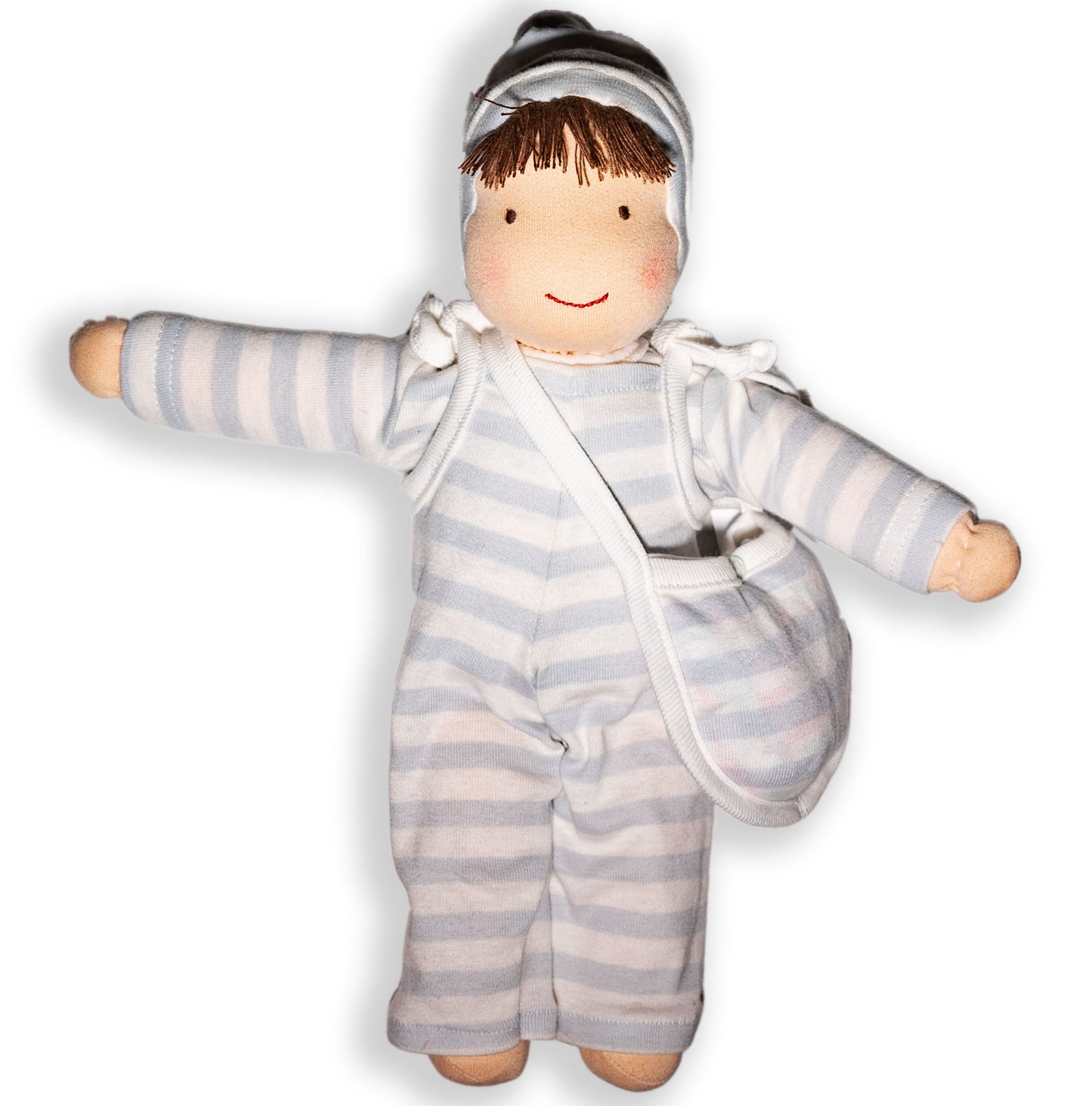 Stoff-Puppe „Shereen“ mit Tasche und Kleidung zum Wechseln – aus Bio-Baumwolle