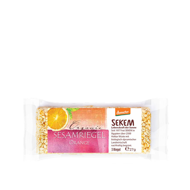 Demeter Bio Sesamriegel Orange (12 x 27 g)