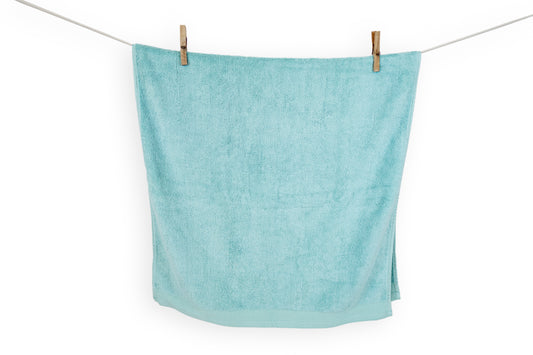 Handtuch 100% reine Bio-Baumwolle – verschiedene Größen – türkis-grün