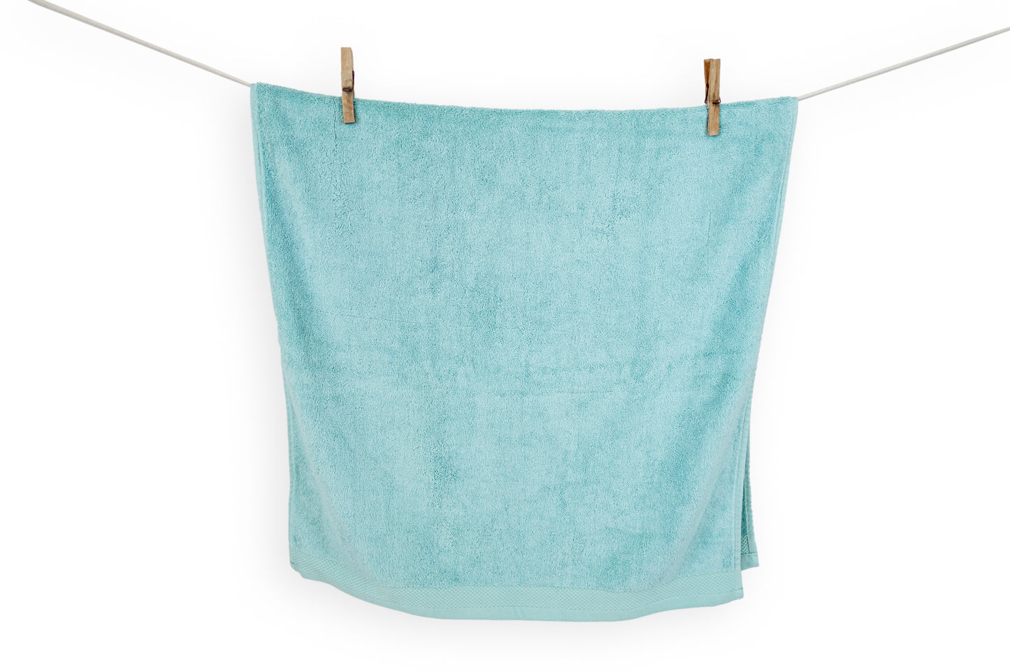 Handtuch 100% reine Bio-Baumwolle – verschiedene Größen – türkis-grün