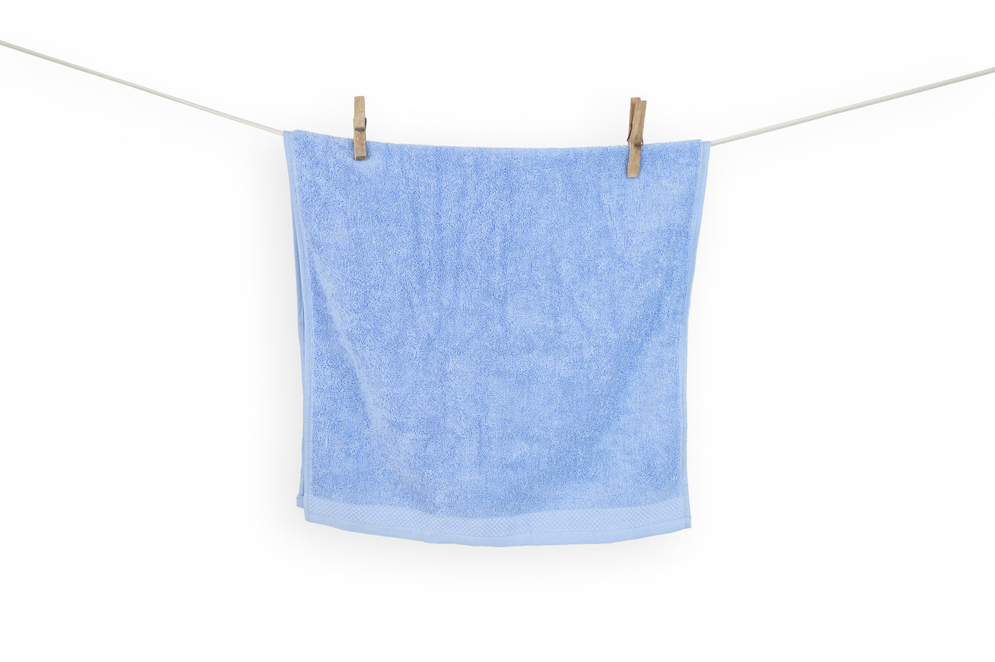 Handtuch 100% reine Bio-Baumwolle – verschiedene Größen – hellblau