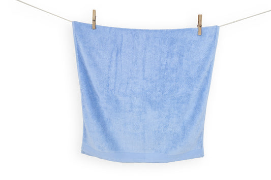 Handtuch 100% reine Bio-Baumwolle – verschiedene Größen – hellblau