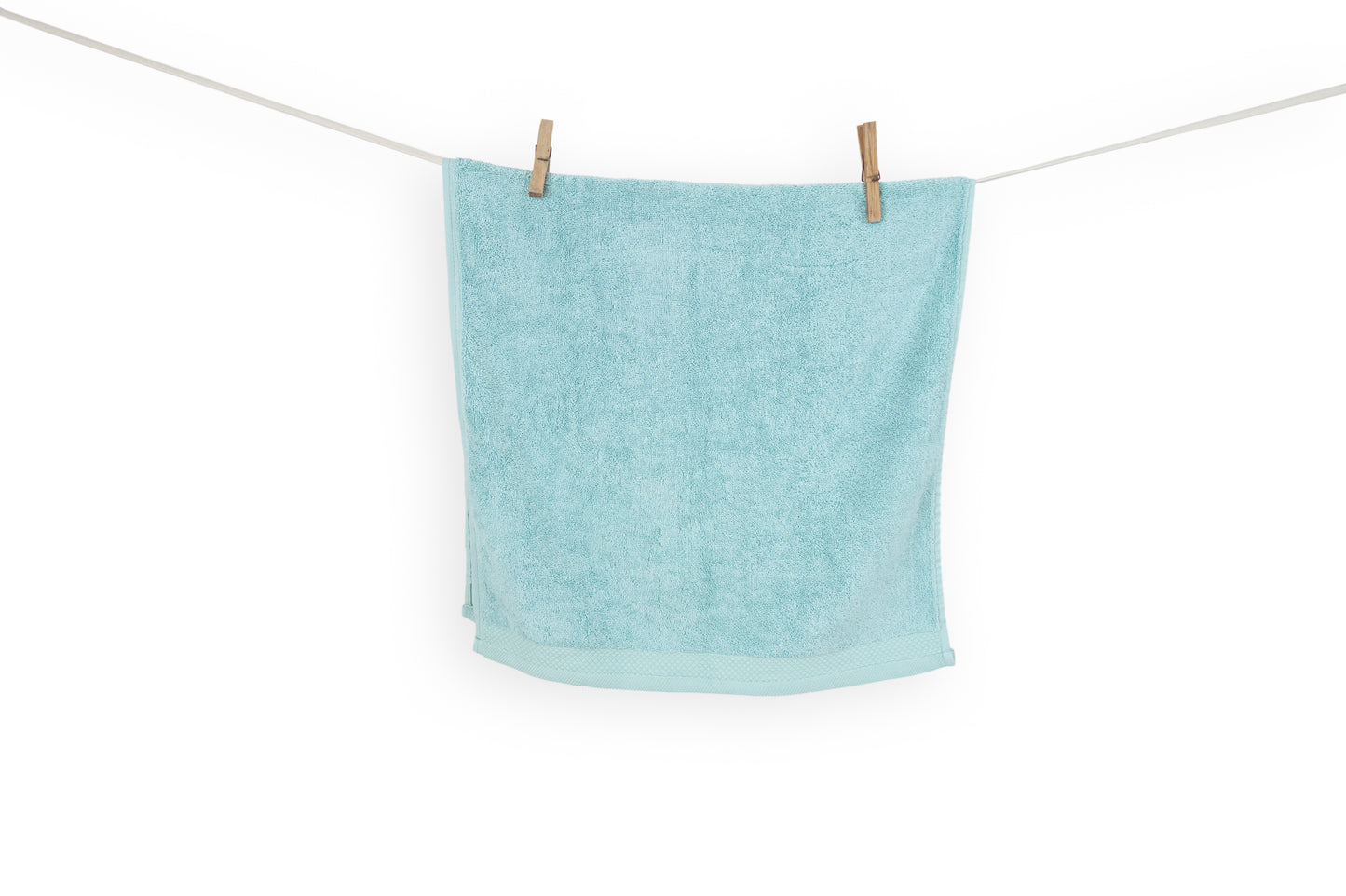 Handtuch 100% reine Bio-Baumwolle – verschiedene Größen – türkis-grün