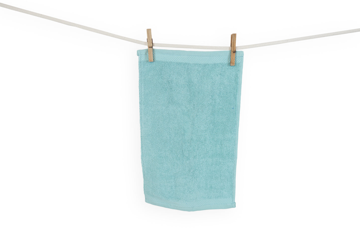 Handtuch 100% reine Bio-Baumwolle – verschiedene Größen – türkis-grün