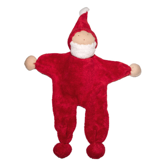 Stoffpüppchen "Weihnachtsmann" – aus 100% Bio-Baumwolle