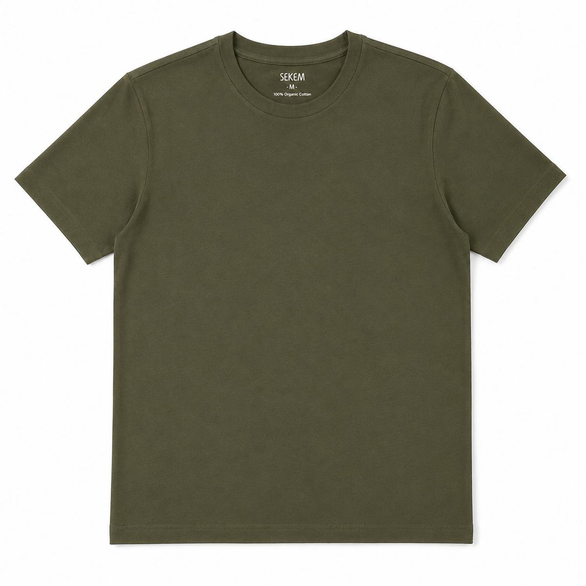 Herren T-Shirt aus Bio-Baumwolle - schwarz, olivgrün, burgunderrot
