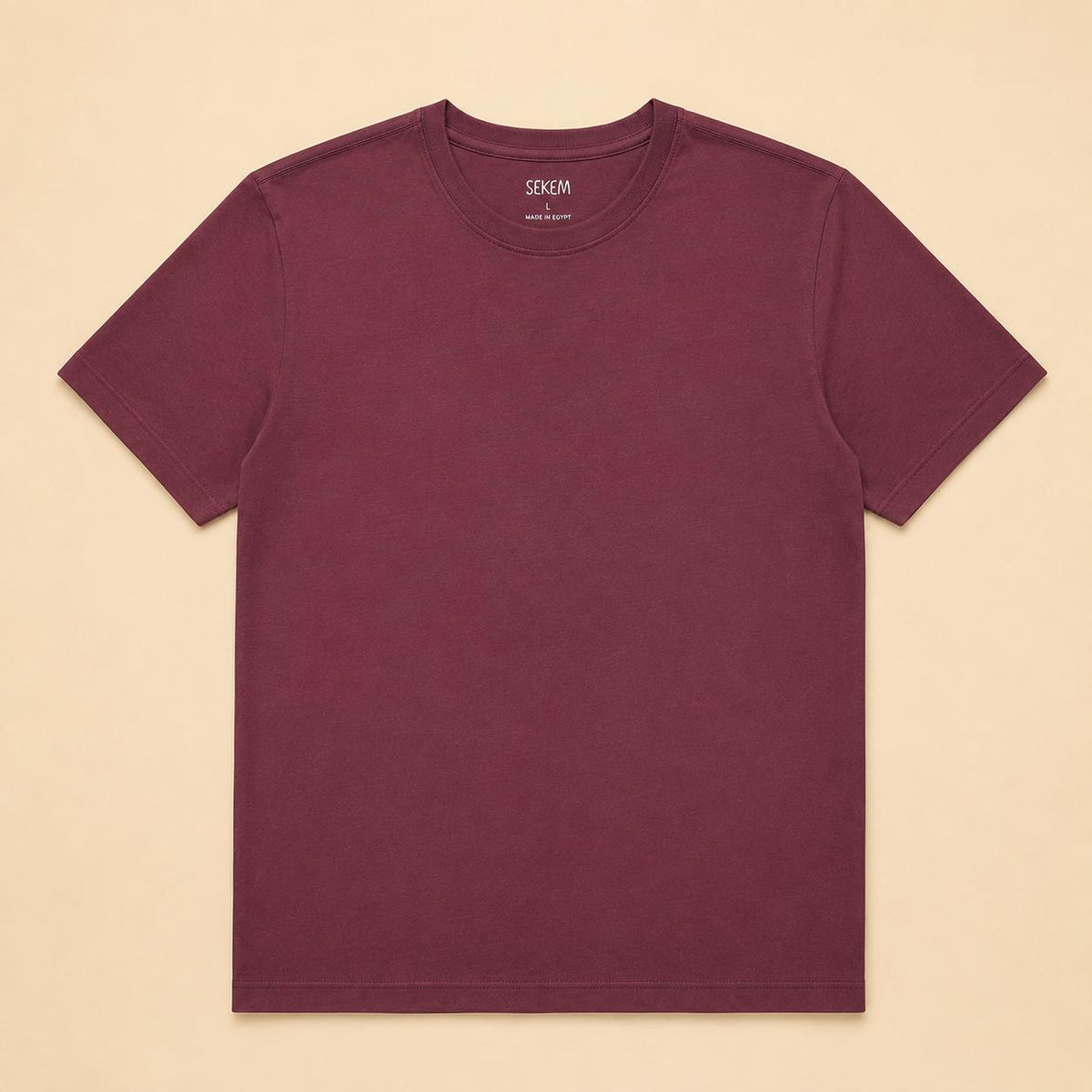 Herren T-Shirt aus Bio-Baumwolle - schwarz, olivgrün, burgunderrot
