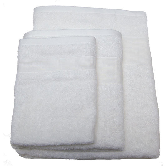 Handtuch 100% reine Bio-Baumwolle – verschiedene Größen – weiß